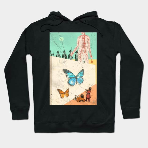 SURREAL BUTTERFLIES Hoodie by Showdeer